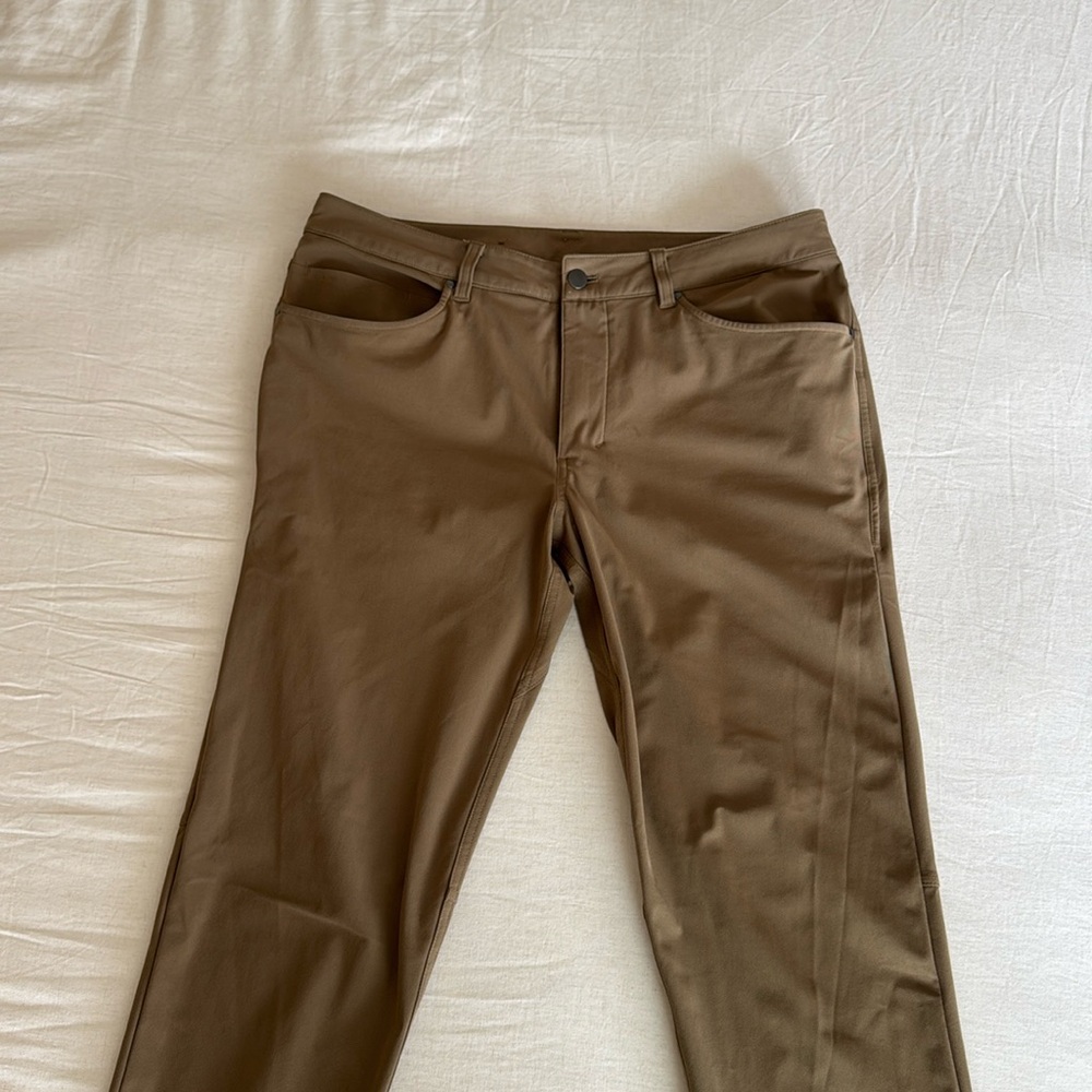 Lululemon ABC pant classic fit brown 34x32